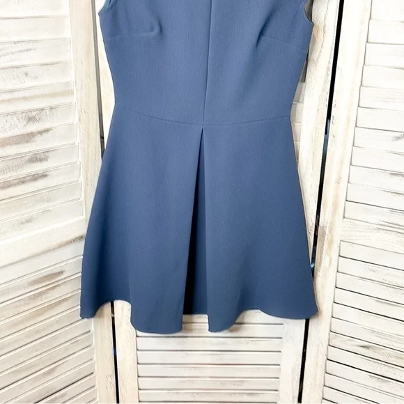 EVERLY | Navy Blue Cap Sleeve Mini Dress - Picture 7 of 9